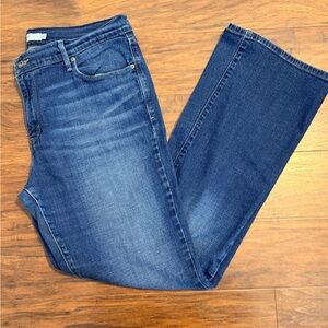 Signature by Levi Strauss Dark Blue Straight Leg Jeans 515 bootcut